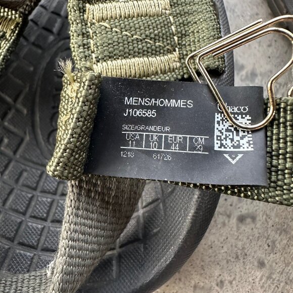Unused Chaco Sandals Mens size 11 olive green main image 2